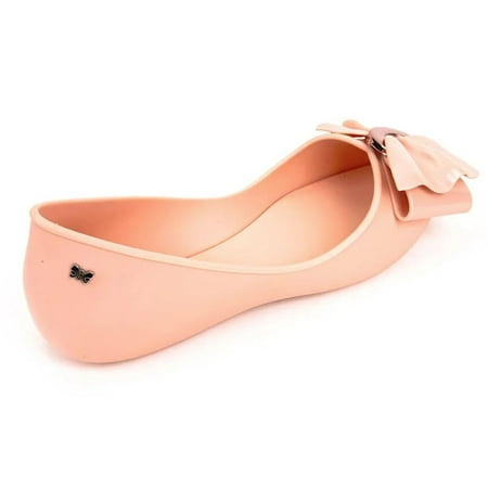 Zaxy Womens Nude Star Chic Ballerina Flats